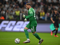 Michele Di Gregorio of Juventus FC is in action during the Juventus FC vs. SS Lazio match, the 8th turn of the Italian Lega Serie A Enilive...