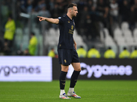 Federico Gatti of Juventus FC is in action during the Juventus FC vs. SS Lazio match, the 8th turn of the Italian Lega Serie A Enilive 24/25...