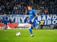 Afonso Sousa participates in the game between KS Cracovia and Lech Poznan in Krakow, Poland, on October 19, 2024. This is a PKO BP Ekstrakla...