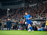 Afonso Sousa participates in the game between KS Cracovia and Lech Poznan in Krakow, Poland, on October 19, 2024. This is a PKO BP Ekstrakla...