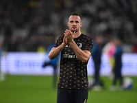 Federico Gatti of Juventus FC looks on during the match between Juventus FC and SS Lazio in the 8th round of Italian Lega Serie A Enilive 24...