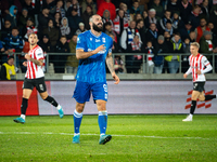 Mikael Ishak participates in the game between KS Cracovia and Lech Poznan in Krakow, Poland, on October 19, 2024. PKO BP Ekstraklasa, Polish...