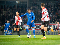 Adriel Ba Loua participates in the game between KS Cracovia and Lech Poznan in Krakow, Poland, on October 19, 2024. This is a PKO BP Ekstrak...