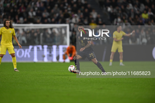 Douglas Luiz of Juventus FC is in action during the match between Juventus FC and SS Lazio in the 8th round of the Italian Lega Serie A Enil...