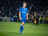 Michal Gurgul participates in the game between KS Cracovia and Lech Poznan in Krakow, Poland, on October 19, 2024. This is a PKO BP Ekstrakl...