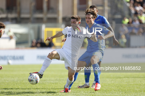 Billy Gilmour of Napoli plays during the Serie A soccer match between Empoli FC and SSC Napoli at Stadio Carlo Castellani in Empoli, Italy,...