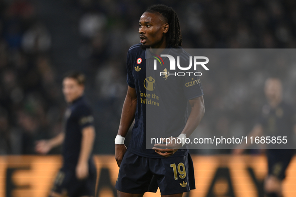 Khephren Thuram of Juventus FC looks on during the match between Juventus FC and SS Lazio, the 8th round of Italian Lega Serie A Enilive 24/...