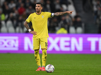 Kenan Yildiz of Juventus FC looks on during the Juventus FC - SS Lazio match, 8th turn of Italian Lega Serie A Enilive 24/25, in Allianz Sta...