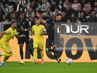 Manuel Locatelli of Juventus FC is in action during the Juventus FC vs. SS Lazio match, the 8th turn of the Italian Lega Serie A Enilive 24/...