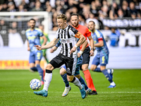 Heracles Almelo midfielder Brian de Keersmaecker plays during the match between Heracles Almelo and Ajax at the Asito Stadium for the Dutch...