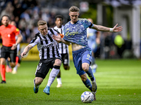 Heracles Almelo midfielder Brian de Keersmaecker and AFC Ajax Amsterdam midfielder Kenneth Taylor play during the match between Heracles Alm...