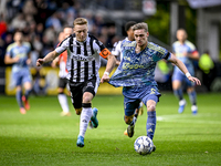 Heracles Almelo midfielder Brian de Keersmaecker and AFC Ajax Amsterdam midfielder Kenneth Taylor play during the match between Heracles Alm...