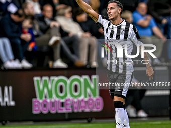 Heracles Almelo midfielder Mario Engels celebrates the 2-1 goal during the match between Heracles Almelo and Ajax at the Asito Stadium for t...