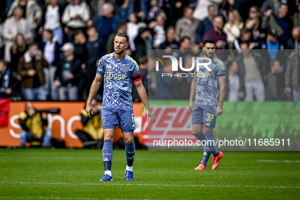 AFC Ajax Amsterdam midfielder Jordan Henderson is disappointed after the goal by Heracles Almelo forward Luka Kulenovic, making the score 1-...