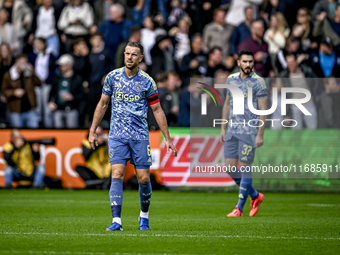 AFC Ajax Amsterdam midfielder Jordan Henderson is disappointed after the goal by Heracles Almelo forward Luka Kulenovic, making the score 1-...