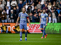 AFC Ajax Amsterdam midfielder Jordan Henderson is disappointed after the goal by Heracles Almelo forward Luka Kulenovic, making the score 1-...