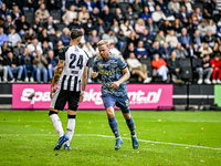 AFC Ajax Amsterdam midfielder Davy Klaassen celebrates the 1-1 goal during the match between Heracles Almelo and Ajax at the Asito Stadium f...