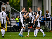 Heracles Almelo midfielder Mario Engels celebrates the 2-1 goal during the match between Heracles Almelo and Ajax at the Asito Stadium for t...