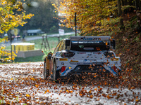 Gregoire Munster (Lux) and Louis Louka (Bel) drive a Ford Puma Rally Hybrid for the M-Sport Ford World Rally Team during the WRC Central Eur...