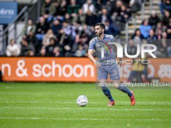 AFC Ajax Amsterdam defender Josip Sutalo plays during the match between Heracles Almelo and Ajax at the Asito Stadium for the Dutch Eredivis...