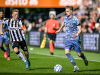 Heracles Almelo midfielder Brian de Keersmaecker and AFC Ajax Amsterdam midfielder Kenneth Taylor play during the match between Heracles Alm...