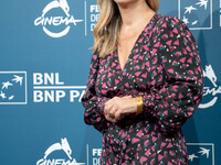 Michela Andreozzi attends the ''100 Di Questi Anni'' photocall during the 19th Rome Film Festival at Auditorium Parco Della Musica in Rome,...