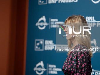 Michela Andreozzi attends the ''100 Di Questi Anni'' photocall during the 19th Rome Film Festival at Auditorium Parco Della Musica in Rome,...