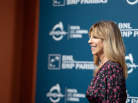 Michela Andreozzi attends the ''100 Di Questi Anni'' photocall during the 19th Rome Film Festival at Auditorium Parco Della Musica in Rome,...