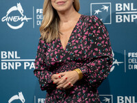 Michela Andreozzi attends the ''100 Di Questi Anni'' photocall during the 19th Rome Film Festival at Auditorium Parco Della Musica in Rome,...