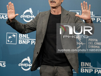 Rocco Papaleo attends the ''100 Di Questi Anni'' photocall during the 19th Rome Film Festival at Auditorium Parco Della Musica in Rome, Ital...