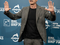 Rocco Papaleo attends the ''100 Di Questi Anni'' photocall during the 19th Rome Film Festival at Auditorium Parco Della Musica in Rome, Ital...