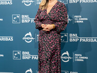 Michela Andreozzi attends the ''100 Di Questi Anni'' photocall during the 19th Rome Film Festival at Auditorium Parco Della Musica in Rome,...