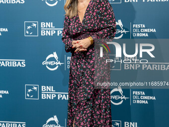 Michela Andreozzi attends the ''100 Di Questi Anni'' photocall during the 19th Rome Film Festival at Auditorium Parco Della Musica in Rome,...