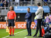 AFC Ajax Amsterdam trainer Francesco Fariolo is present during the match between Heracles Almelo and Ajax at the Asito stadium for the Dutch...