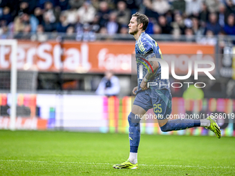 AFC Ajax Amsterdam forward Wout Weghorst plays during the match between Heracles Almelo and Ajax at the Asito Stadium for the Dutch Eredivis...