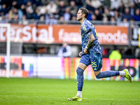 AFC Ajax Amsterdam forward Wout Weghorst plays during the match between Heracles Almelo and Ajax at the Asito Stadium for the Dutch Eredivis...