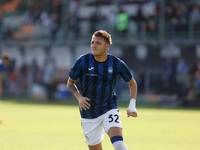 Atalanta's Mateo Retegui participates in the Italian Serie A soccer championship football match between Venezia FC and Atalanta BC at Pierlu...