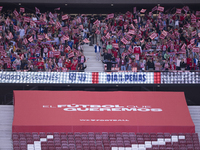 The image shows the empty stands, sanctioned after the incidents in the last league match against Real Madrid during the La Liga 2024/25 mat...