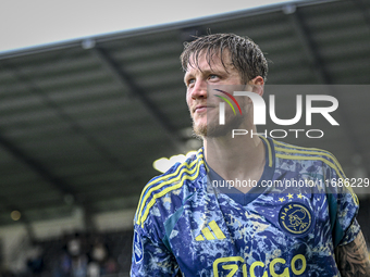 AFC Ajax Amsterdam forward Wout Weghorst plays during the match between Heracles Almelo and Ajax at the Asito Stadium for the Dutch Eredivis...