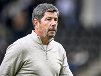 Heracles Almelo trainer Erwin van de Looi is present during the match between Heracles Almelo and Ajax at the Asito stadium for the Dutch Er...