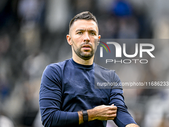 AFC Ajax Amsterdam trainer Francesco Fariolo is present during the match between Heracles Almelo and Ajax at the Asito stadium for the Dutch...