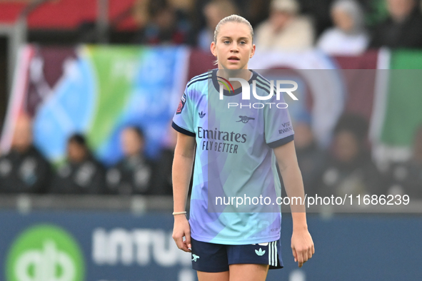 Alessia Russo (23 Arsenal) looks on during the Barclays FA Women's Super League match between West Ham United and Arsenal at the Chigwell Co...