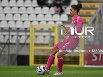 Camelia Ceasar of A.S. Roma Femminile participates in the 7th day of the Serie A Femminile eBay Championship between A.S. Roma and A.C. Mila...