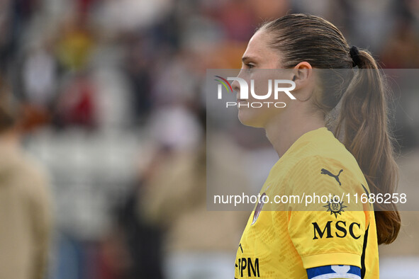 Laura Giuliani of A.C. Milan Femminile participates in the 7th day of the Serie A Femminile eBay Championship between A.S. Roma and A.C. Mil...