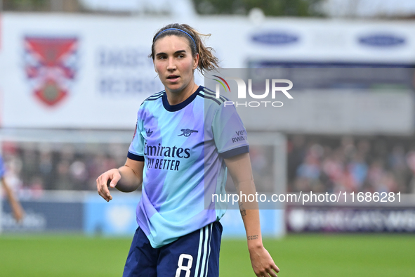 Mariona Caldentey (8 Arsenal) looks on during the Barclays FA Women's Super League match between West Ham United and Arsenal at the Chigwell...