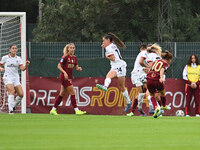 Manuela Giugliano of A.S. Roma Femminile scores the goal to make it 1-1 during the 7th day of the Serie A Femminile eBay Championship betwee...