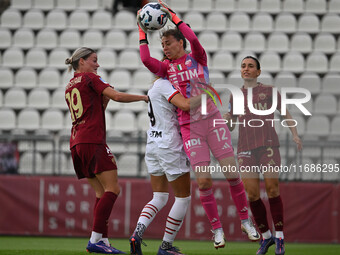 Camelia Ceasar of A.S. Roma Femminile and Nadia Nadim of A.C. Milan Femminile participate in the 7th day of the Serie A Femminile eBay Champ...