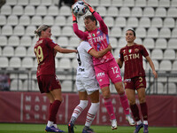 Camelia Ceasar of A.S. Roma Femminile and Nadia Nadim of A.C. Milan Femminile participate in the 7th day of the Serie A Femminile eBay Champ...