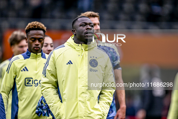 AFC Ajax Amsterdam forward Brian Brobbey after the match during the Heracles Almelo vs. Ajax game at the Asito Stadium for the Dutch Eredivi...