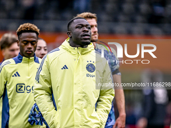 AFC Ajax Amsterdam forward Brian Brobbey after the match during the Heracles Almelo vs. Ajax game at the Asito Stadium for the Dutch Eredivi...